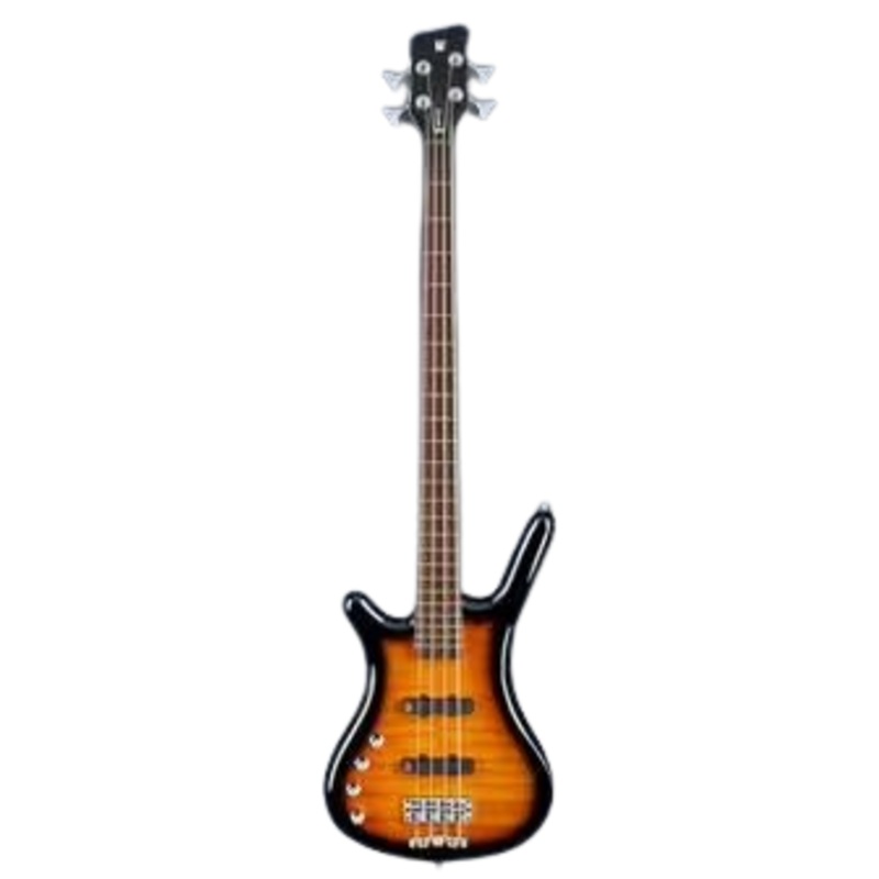 Warwick RockBass CORVETTE CLASSIC Left-Handed Electric Bass Guitar (Almond Sunburst Transparent High Polish)