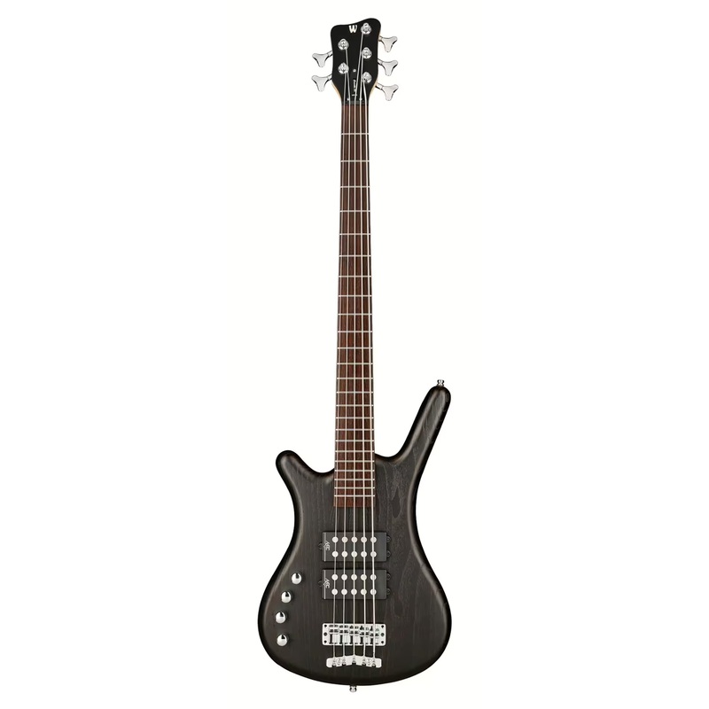 Warwick RockBass CORVETTE $$ Left-Handed 5-String Electric Bass Guitar (Nirvana Black Transparent Satin)