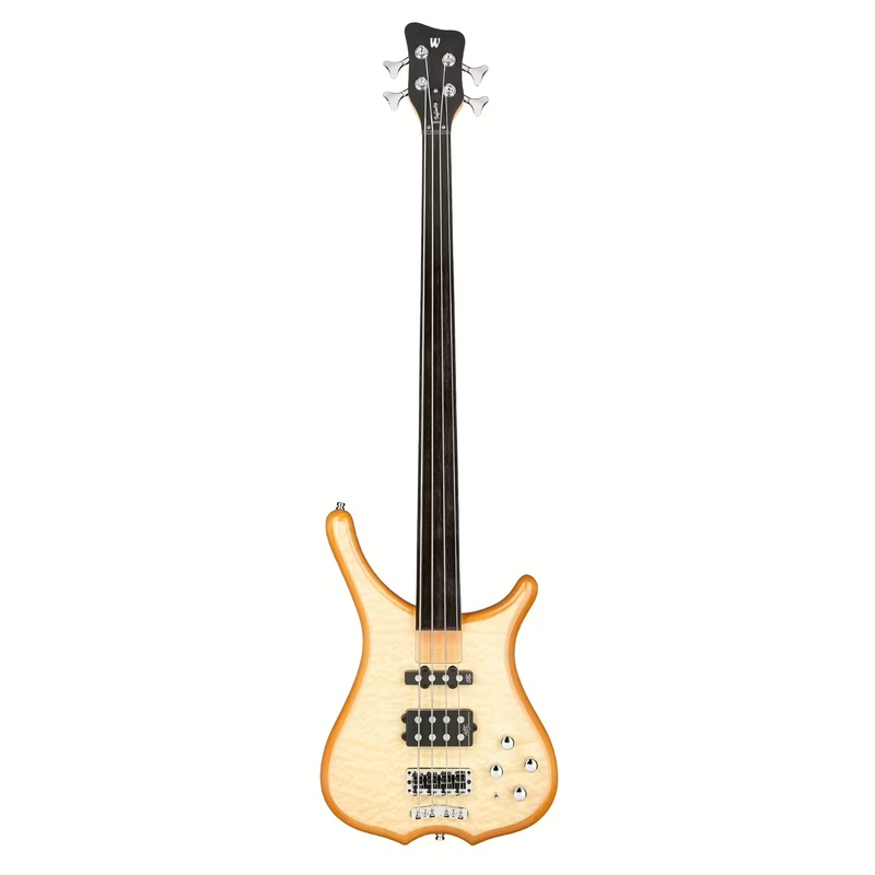 Warwick RockBass INFINITY Fretless Electric Bass Guitar (Natural Transparent High Polish)