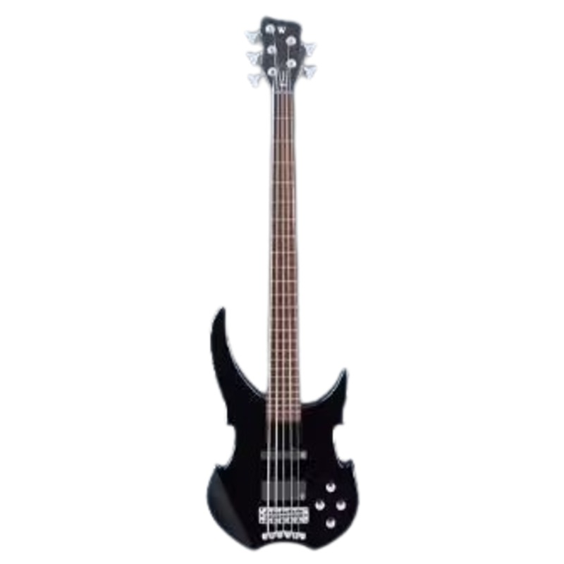 Warwick RockBass VAMPYRE 5-String Electric Bass Guitar (Solid Black High Polish)