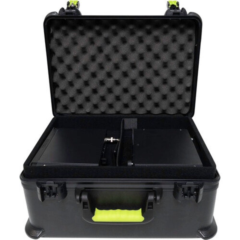Gator SH-MICCASEW07 Molded Case with Drops for 7 Wireless Microphones and TSA-Approved Latches