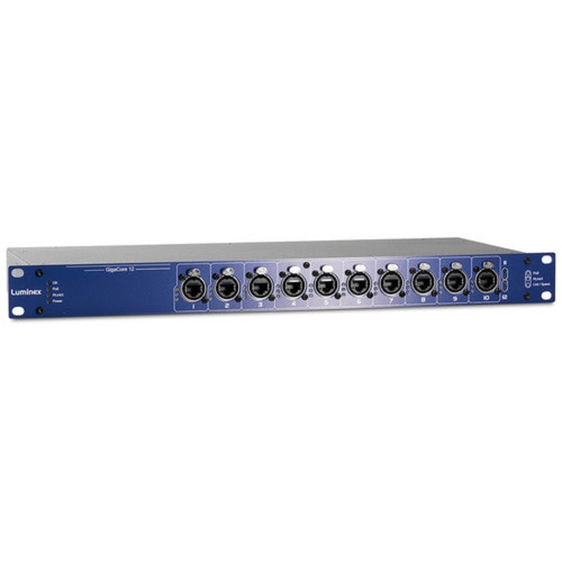 Luminex LU0100036 GigaCore 12 Gigabit Ethernet Switch (12 RJ45 Ports)