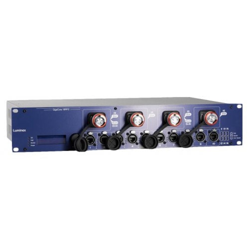 Luminex LU0100056-06 GigaCore 16RFO Pre-Configured Ethernet Switch w/Neutrik DUO SMF