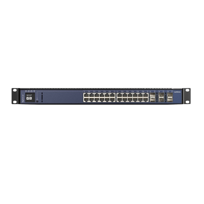 Luminex LU0100077-1-1S1 Gigacore 30I 1 Gigabit AV Network Switch With 1X PSU