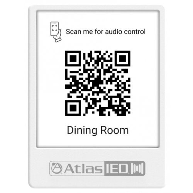 AtlasIED GEM-5 Atmosphere Virtual Wall Controller QR Code Holder