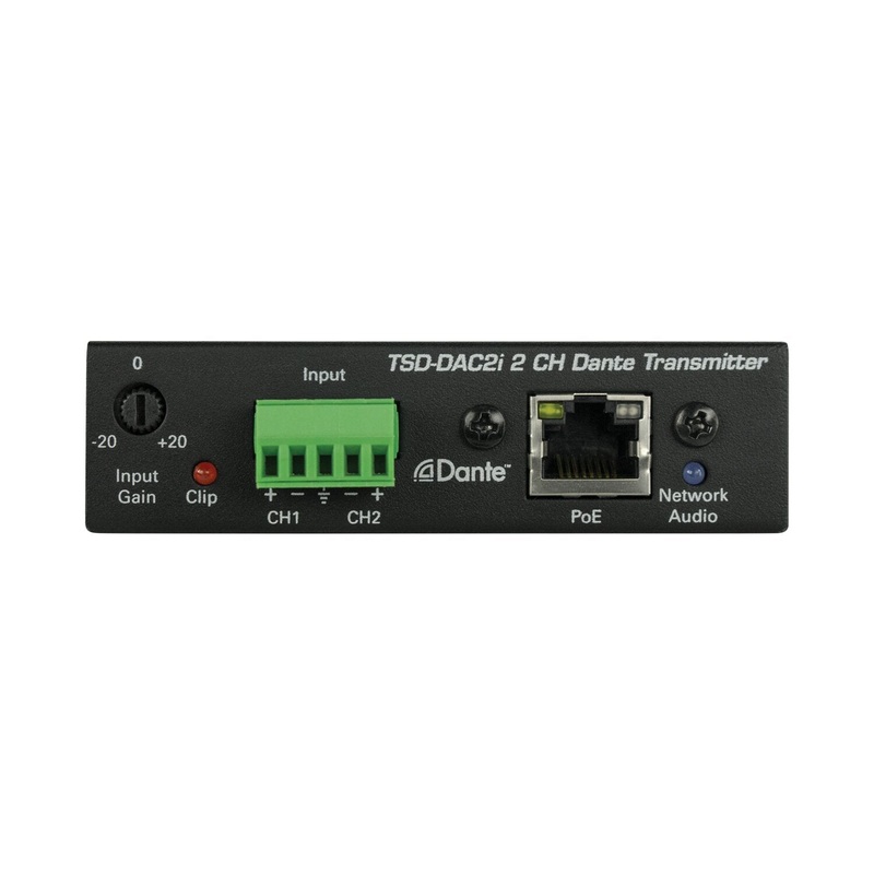 AtlasIED TSD-DAC2I 2-Channel Balance Line Input to Dante Interface
