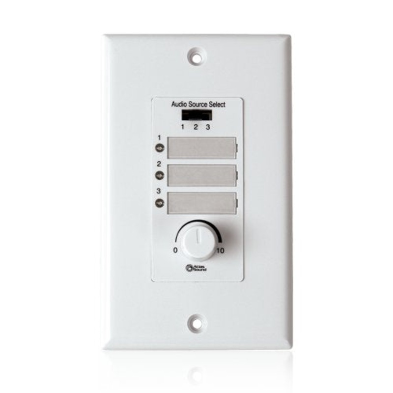 AtlasIED WPD-RISRL Wallplate Input/Volume Switch