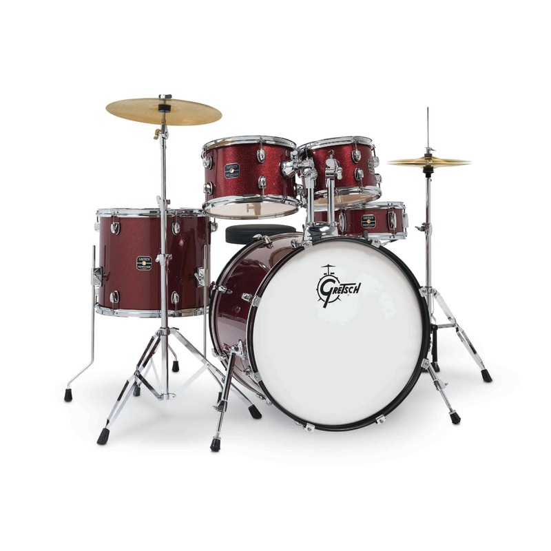 Gretsch Drums RGE625 Renegade 5-Piece Drum Set (Ruby Sparkle)