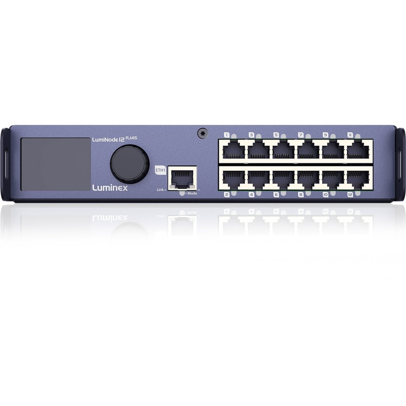 Luminex LU0100073 LumiNode 12 Half-rack Ethernet/DMX Processor (RJ45)