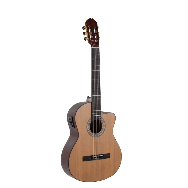 Manuel Rodriguez CABALLERO Principio 4/4 Solid Cedar Acoustic / Electric Guitar (Natural)