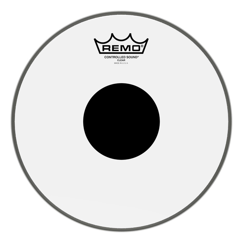 Remo CS-0310-10 Controlled Sound Clear Drum Head With Black Dot – 10″