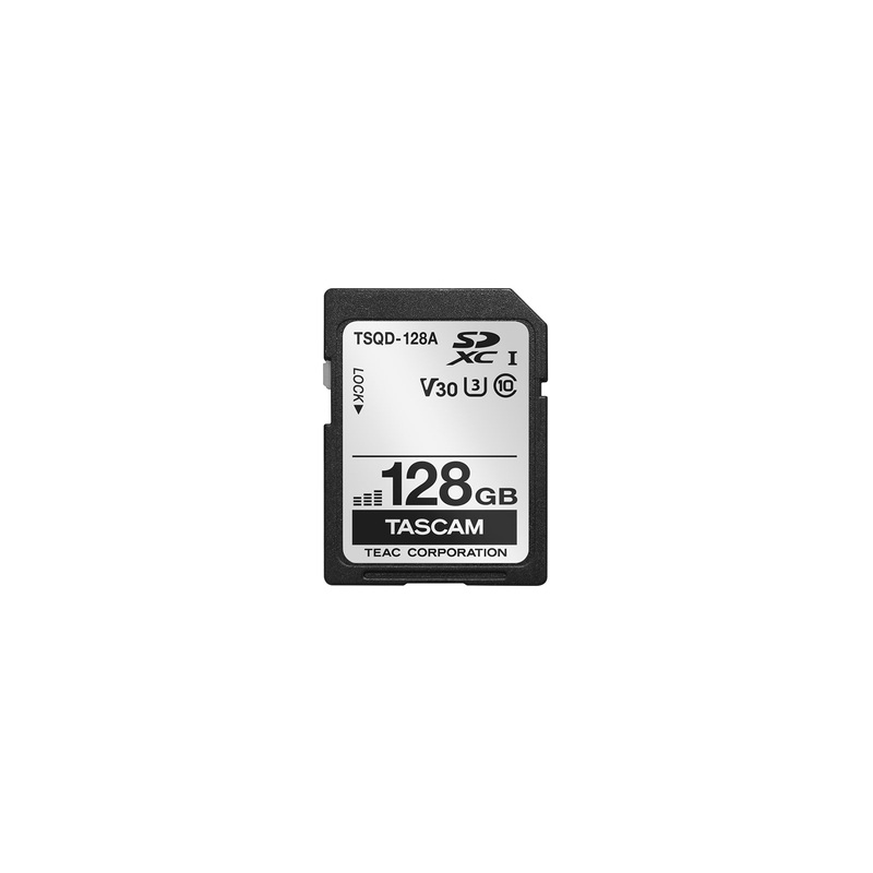 Tascam TSQD-128A Verified SDXC Card for TASCAM Products