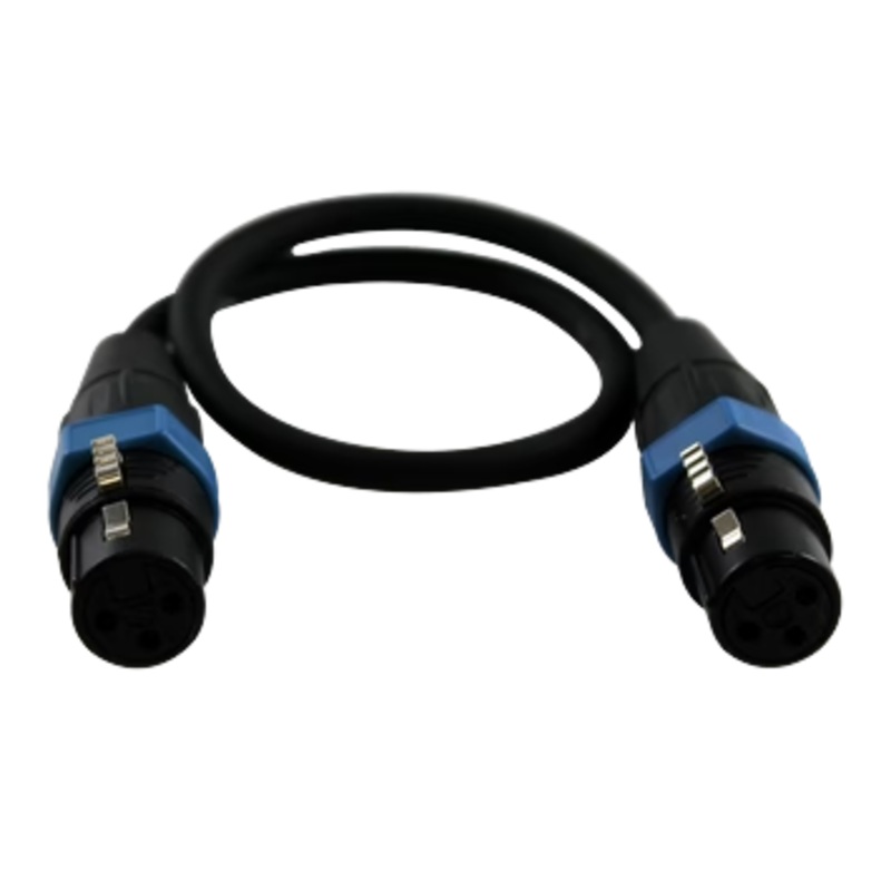 Digiflex HXX-GENDER-FF XLR F to XLR F Adapter XLR to XLR – 1 Foot