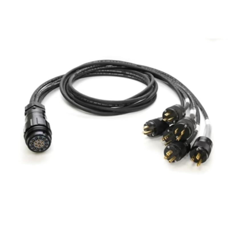 Digiflex LPP-UP-1403-6 Multi-Conductor Female to 6x U Ground 14 AWG – 6 Foot