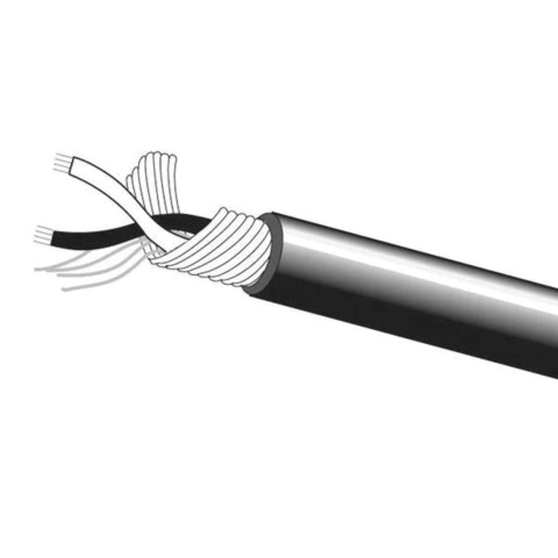 Digiflex NK2/6-153M-BLACK Balanced Shielded Mic Cable – 153m (Black)