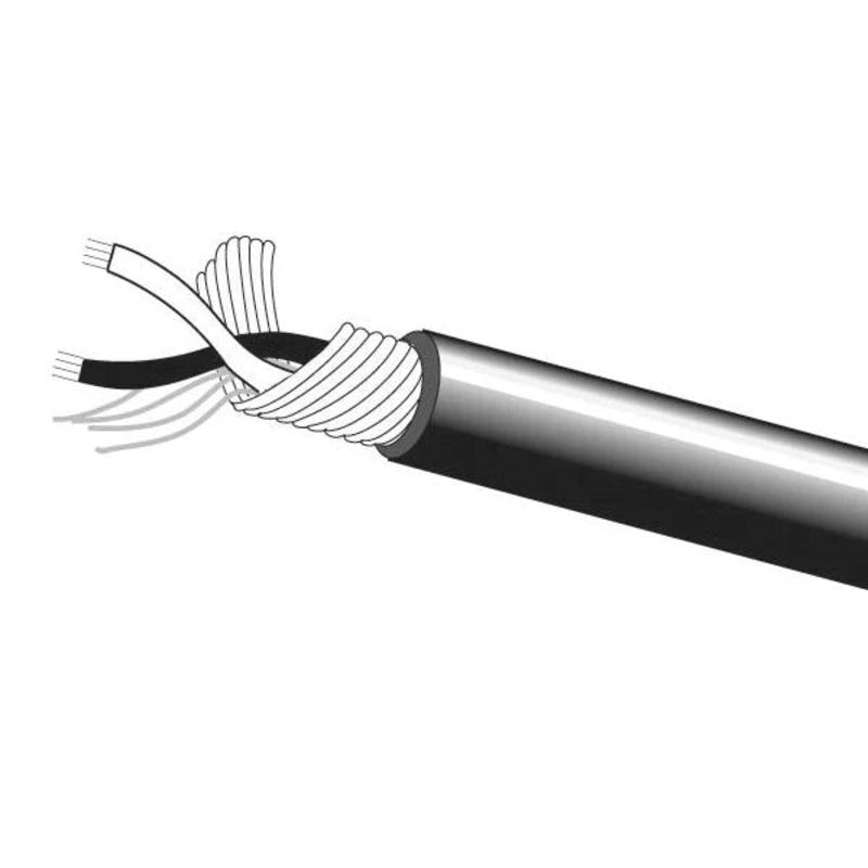 Digiflex NK2/6-305M-BLACK Balanced Shielded Mic Cable – 305m (Black)