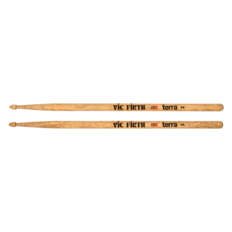 Vic Firth 5BT American Classic Terra Series Drumsticks – Wood Tip (5B)