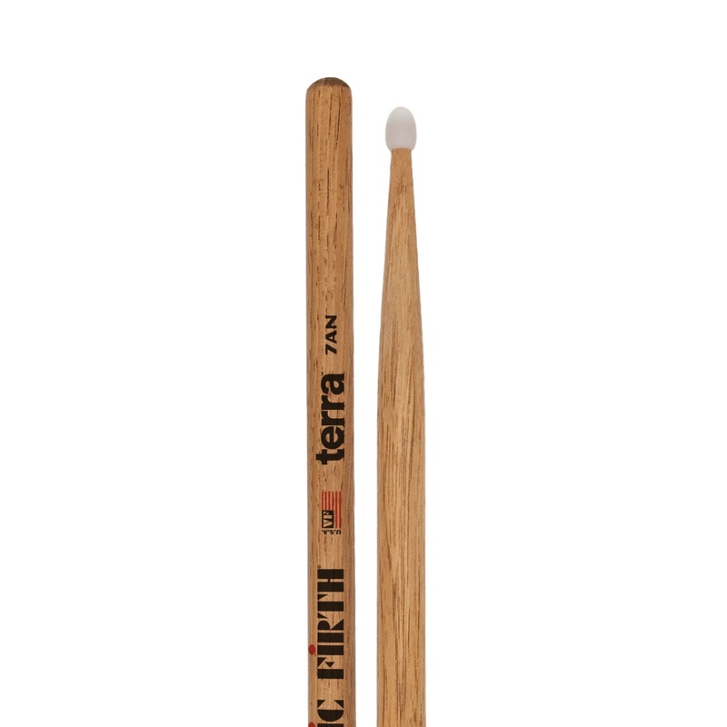 Vic Firth 7ATN American Classic Terra Series Drumsticks – Nylon Tip (7A)