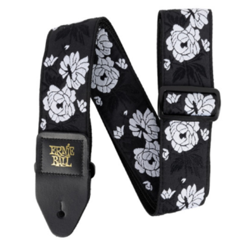 Ernie Ball 5357EB Jacquard Guitar Strap (Vanilla Rose)