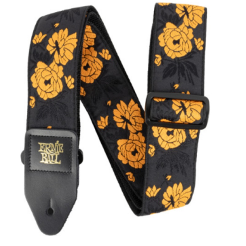 Ernie Ball 5358EB Jacquard Guitar Strap (Tangerine Rose)
