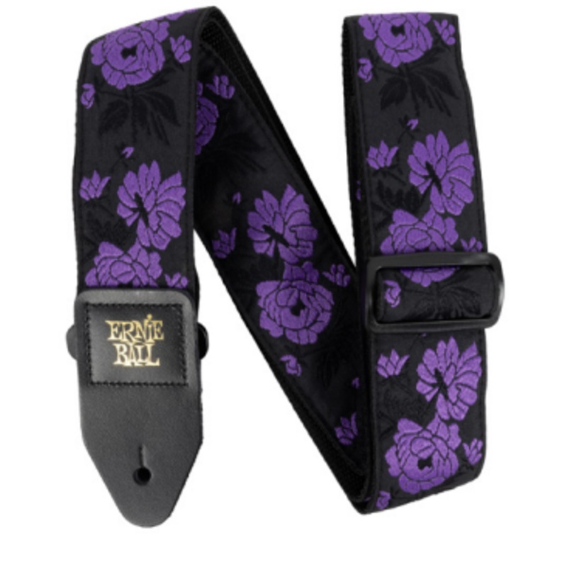 Ernie Ball 5359EB Jacquard Guitar Strap (Lavender Rose)