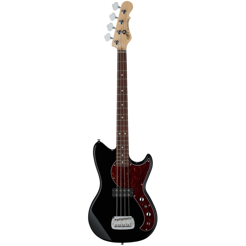 G&L Tribute Series FALLOUT 30″ Short Scale Electric Bass (Jet Black)