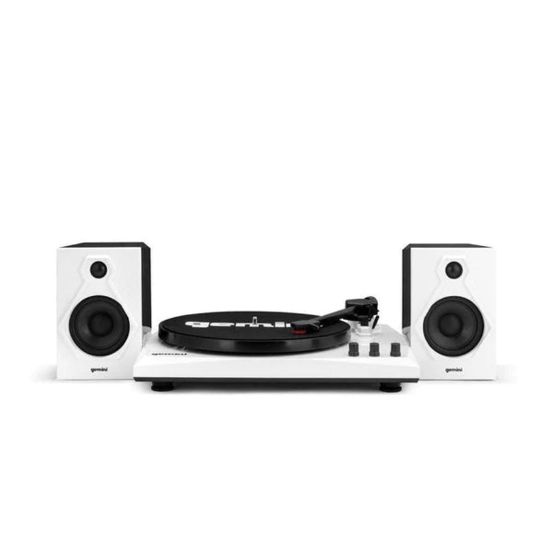 Gemini TT-900 Stereo Turntable System (Black & White)