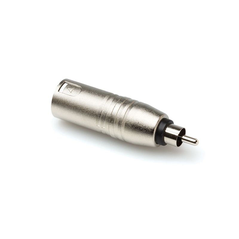 Hosa GXR-135 XLR Male to RCA Male Adaptor
