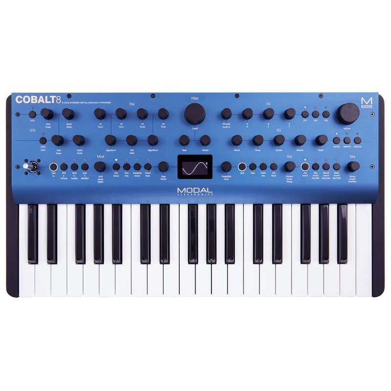 Modal Electronics COBALT8 8-voice Extended Virtual Analog Synthesizer – 37-Keys