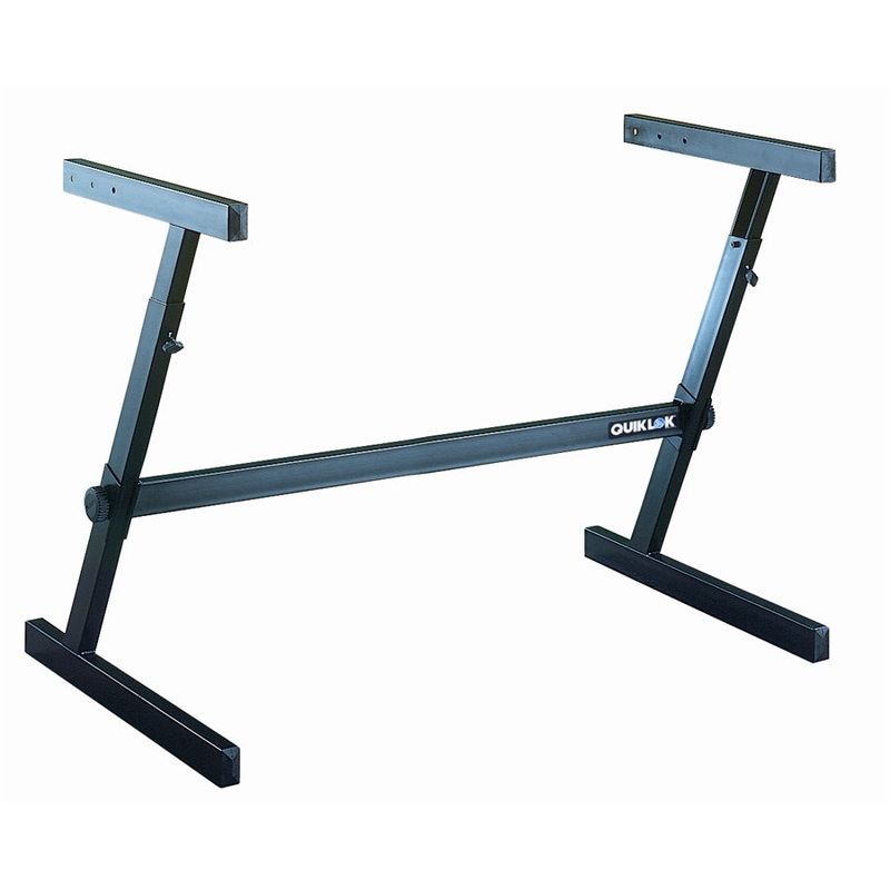 Quiklok Z716L Z Style Extra Wide Single Tier Adjustable Height Keyboard Stand