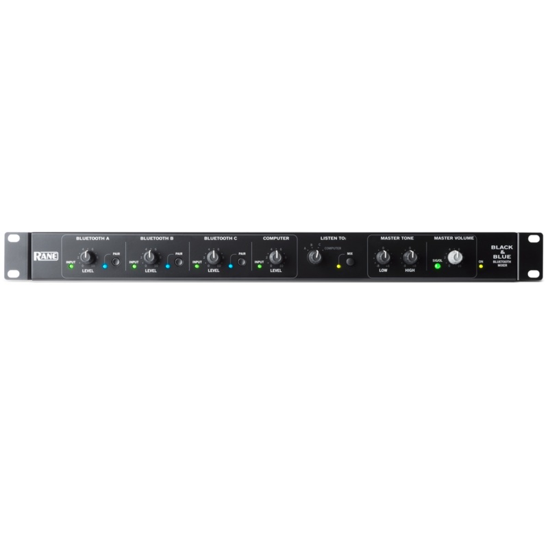 Rane Black & Blue Bluetooth Mixer + 20w Amplifier