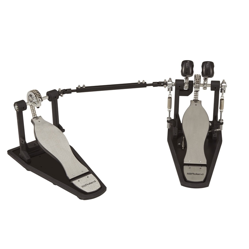 Roland RDH-102A Heavy-Duty Double Kick Pedal w/ Low Acoustic Noise