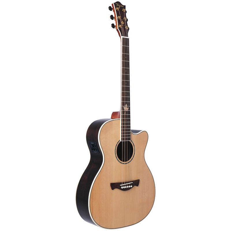 Tagima MONTREAL EQ Steel Medium Jumbo Cutaway Acoustic Guitar (Natural)
