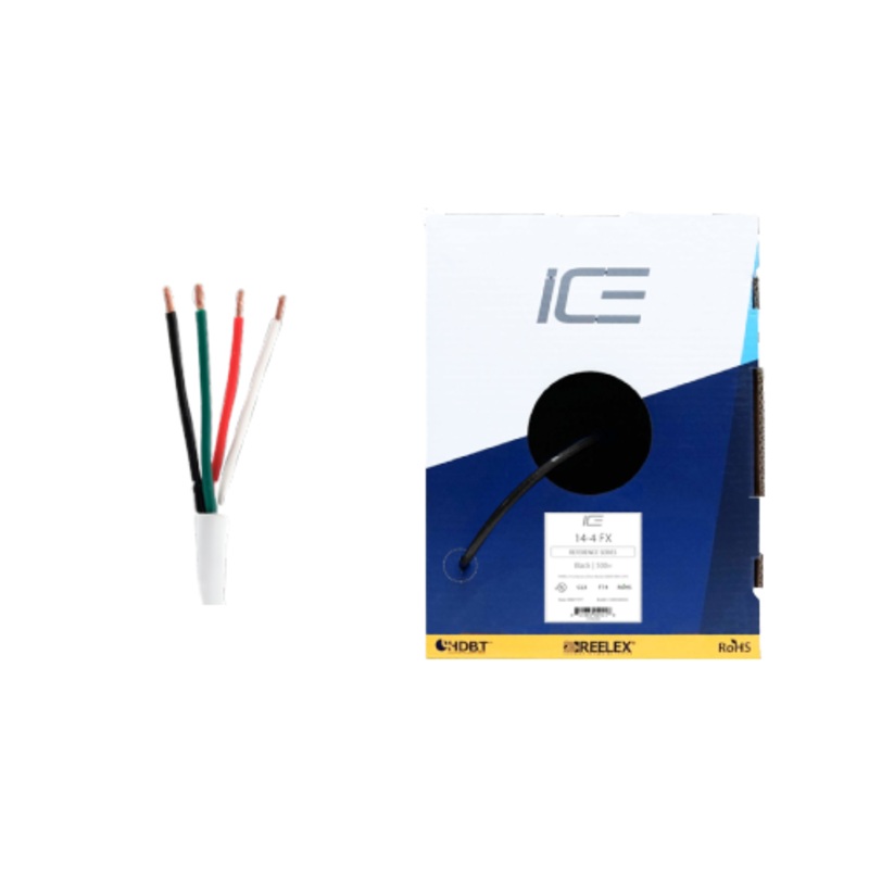 Ice Cable 14-4FX/BOX/WHT 14-4 Direct Burial Cable – 500ft Box (White)