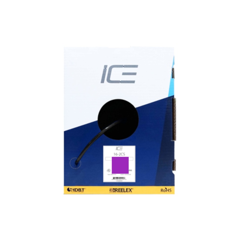 Ice Cable 16-2CS/BOX/PUR/1000 Reduced Thickness 16-2 Cable – 1000ft Box (Purple)