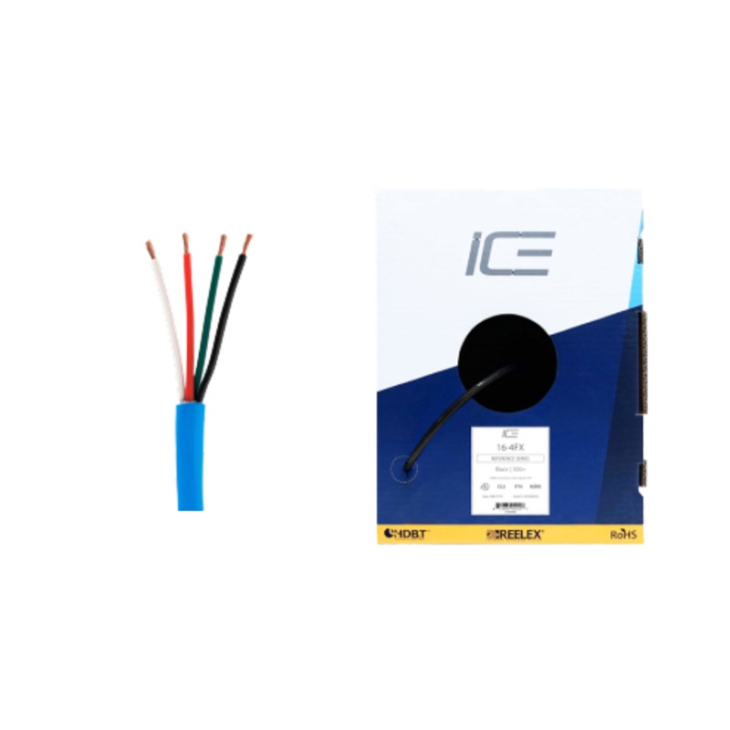 Ice Cable 16-4FX/BOX/BLU 16-4 Direct Burial Cable – 500ft Box (Blue)