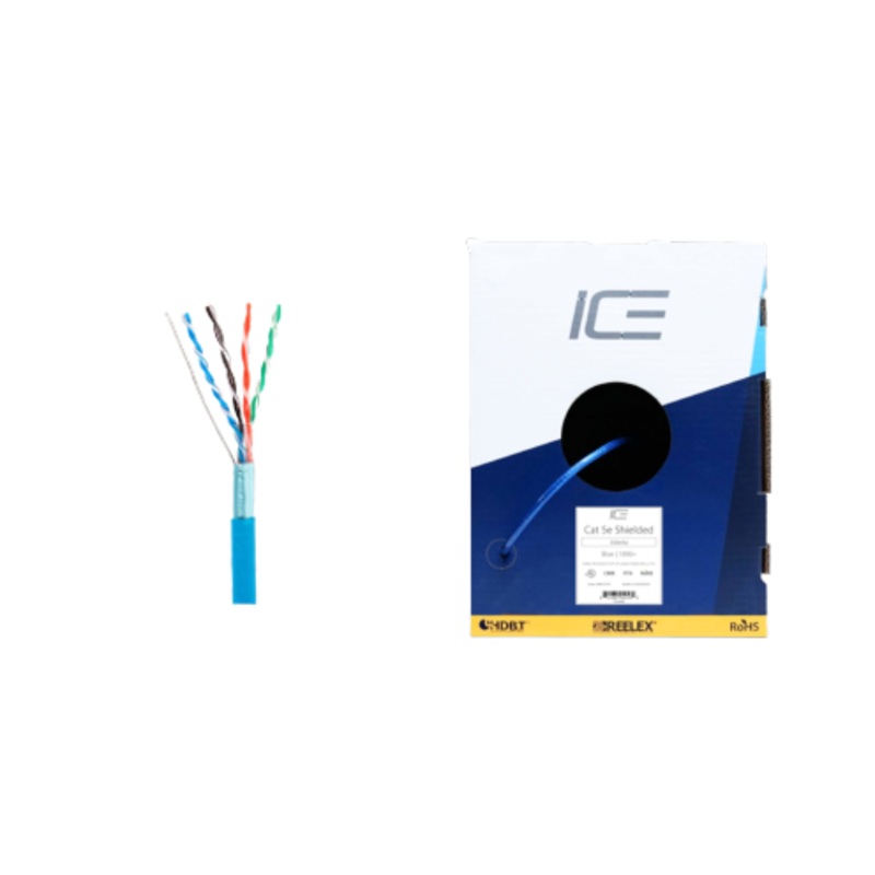 Ice Cable CAT5E/SHIELDED Cat5e Shielded Cable – 1000ft Box