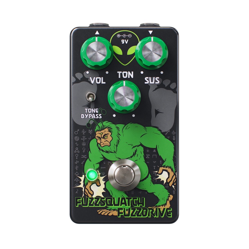 Interstellar Audio Machines FUZZSQUATCH FUZZDRIVE Op-Amp Fuzz Drive Pedal
