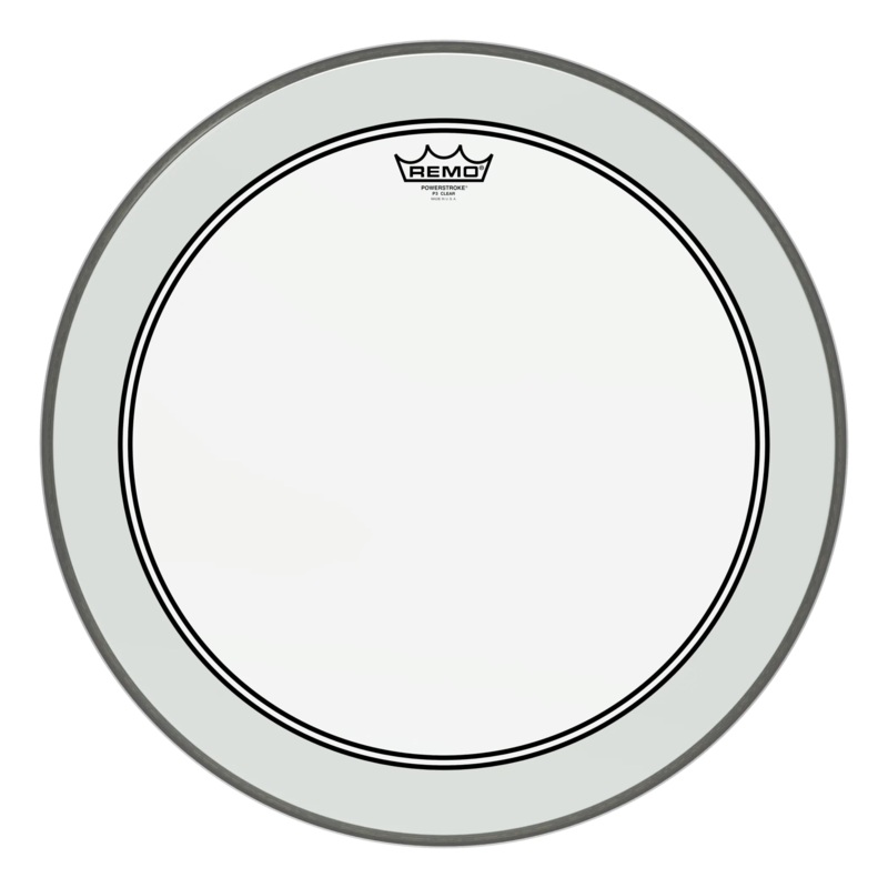 Remo POWERSTROKE P3 Clear Bass Drumhead – 22″