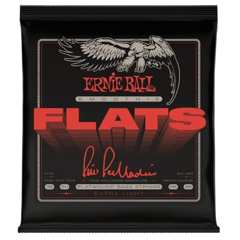Ernie Ball 2748EB Pino Palladino Smoothie Flats Extra Light Bass Strings 38 – 98