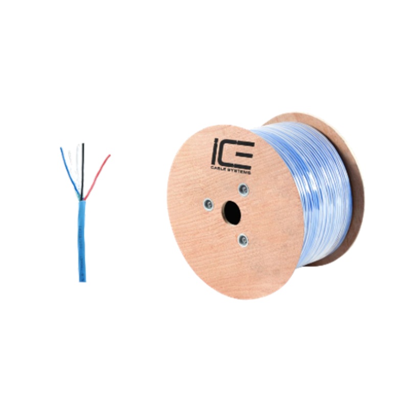 Ice Cable LUTRONQS/M/P/500 Plenum 22-2 + 16-2 Lutron Cable – 500ft Spool