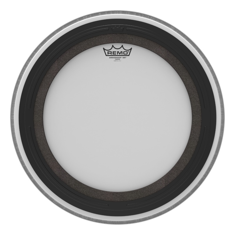 Remo BR-1118-00-SMT Ambassador SMT Coated Bass Drumhead – 18″
