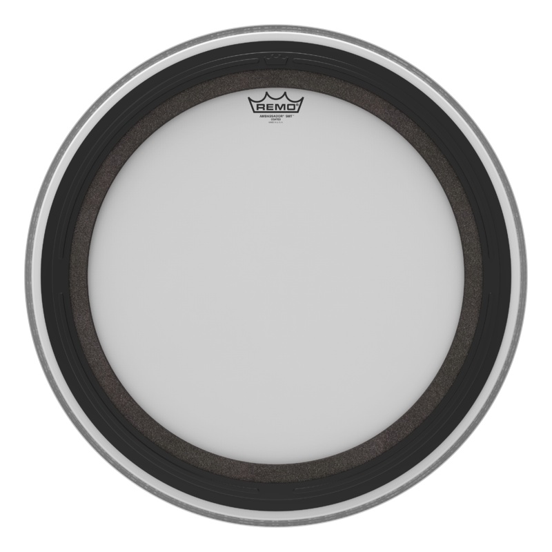 Remo BR-1122-00-SMT Ambassador SMT Coated Bass Drumhead – 22″