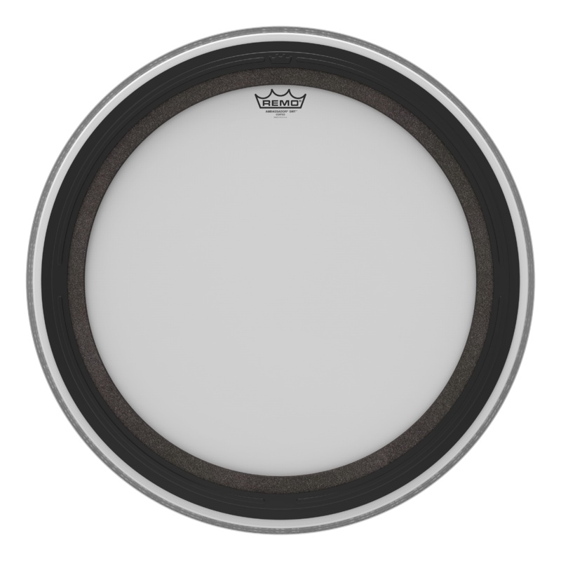 Remo BR-1124-00-SMT Ambassador SMT Coated Bass Drumhead – 24″