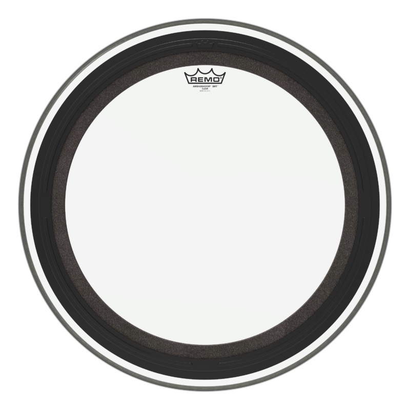Remo BR-1322-00-SMT Ambassador SMT Clear Bass Drumhead – 22″