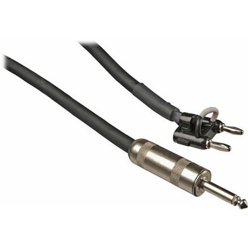 Audio-Technica AT690 Series 1/4″ Male to Dual Banana Speaker Cable – 15′ (14-Gauge)