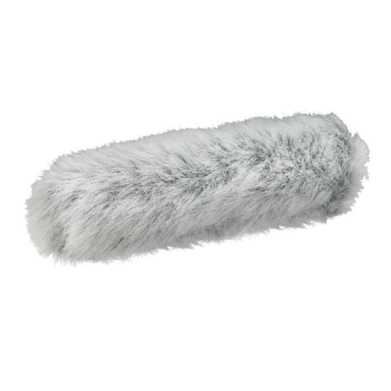 Audio-Technica AT8124F Fuzzy Windscreen for AT8024 Camera-Mount Mic (White)