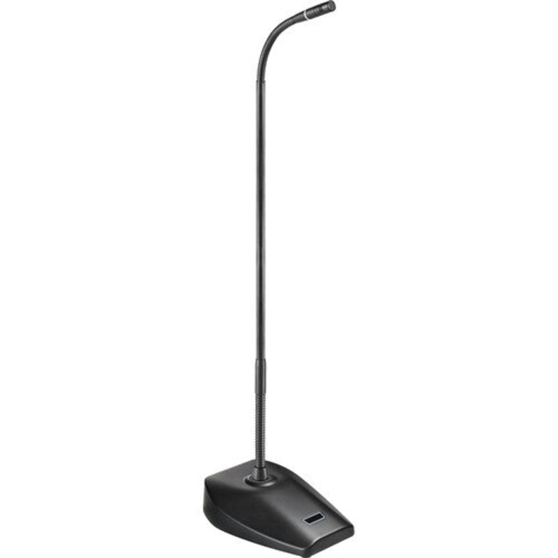 Audio-Technica ES925 Cardioid Condenser Microphone w/Gooseneck, Desk Stand Power Module & Unterminated Cable – 18.1″
