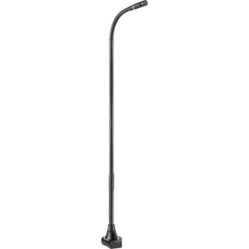 Audio-Technica ES925 Cardioid Condenser Microphone w/Gooseneck, Flush-Mount Power Module & 3-Pin XLR – 18.1″