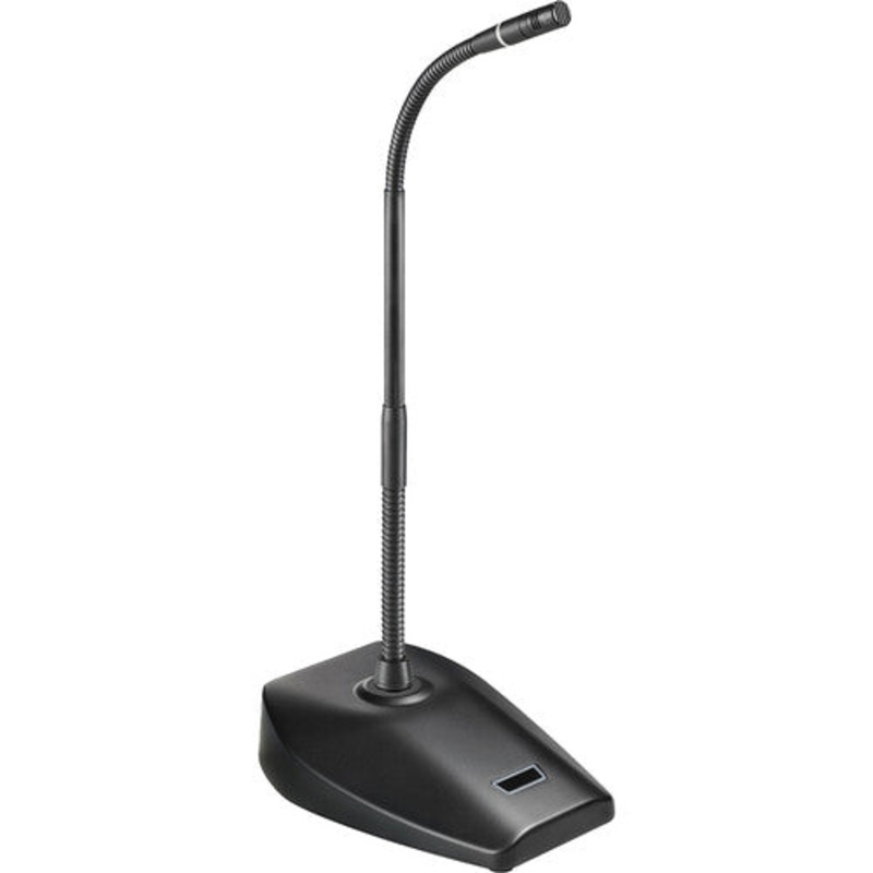 Audio-Technica ES925 Hypercardioid Condenser Microphone w/Gooseneck, Desk Stand Power Module & TA5F – 12.1″